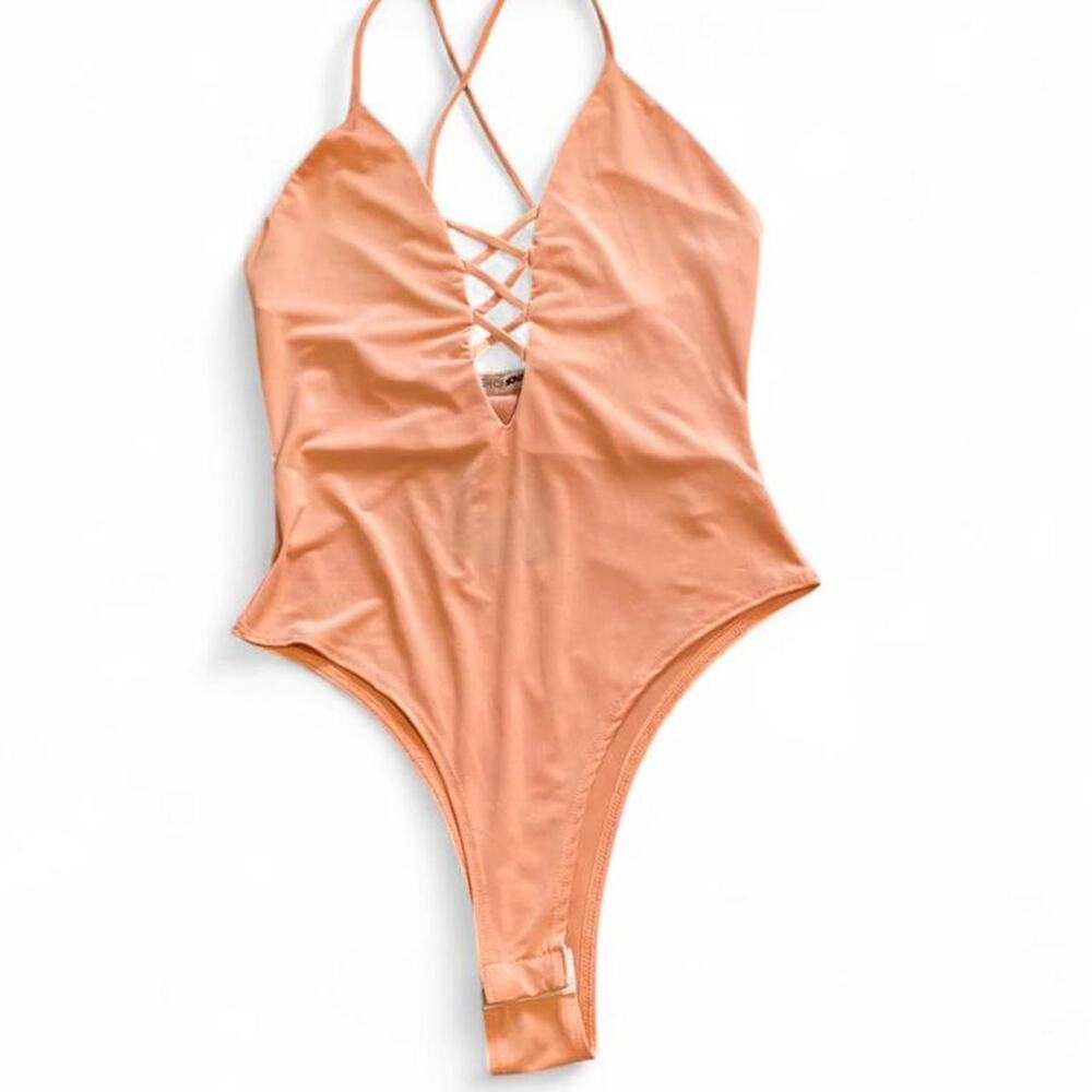 Fashion nova pink one piece